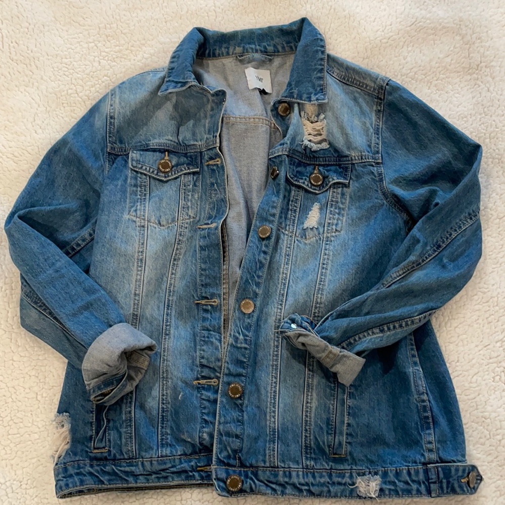 Women’s YMI Ripped Denim Jacket
